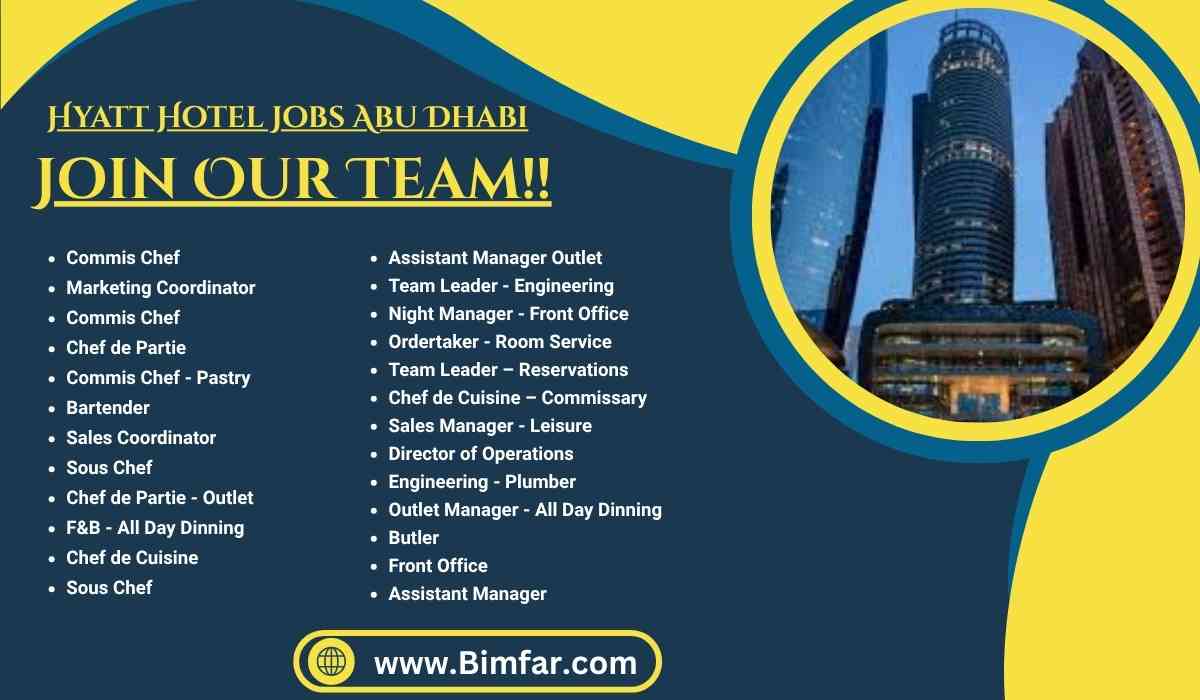 Hyatt Hotel Jobs Abu Dhabi 