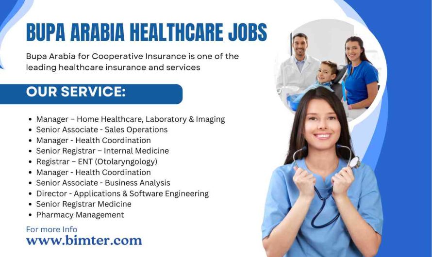 Bupa Arabia Healthcare Jobs Saudi Arabia