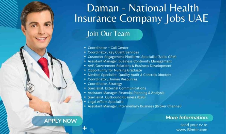 Daman – National Health Insurance Company Jobs UAE