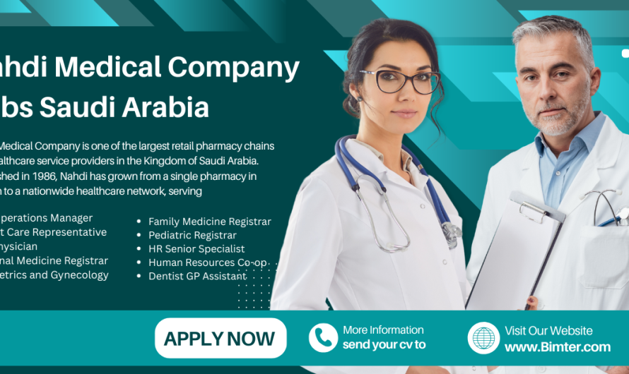 Nahdi Medical Company Jobs Saudi Arabia