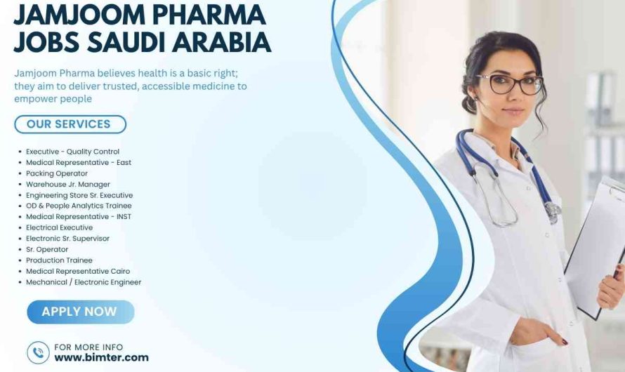 Jamjoom Pharma Jobs Saudi Arabia