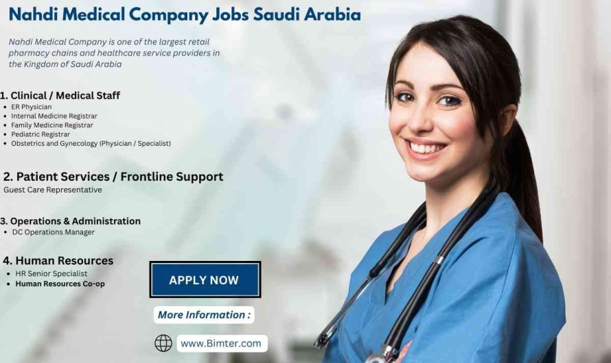 Nahdi Medical Company Jobs Saudi Arabia