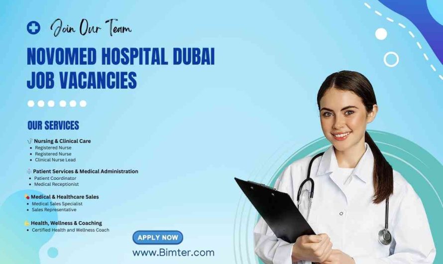 Novomed Hospital Dubai – Job Vacancies