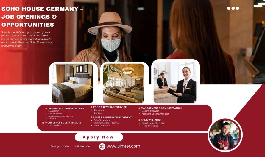 Soho House Germany – Job Openings & Opportunities