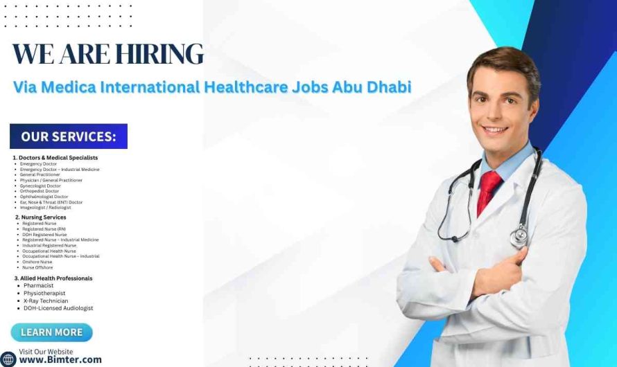 Via Medica International Healthcare Jobs Abu Dhabi