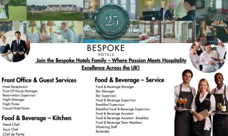 Join the Bespoke Hotels Family – Where Passion Meets Hospitality Excellence Across the UK!
