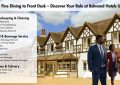 From Fine Dining to Front Desk – Discover Your Role at Belmond Hotels UK!