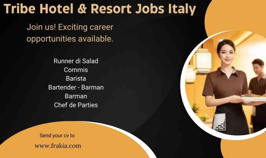 Tribe Hotel & Resort Jobs Italy