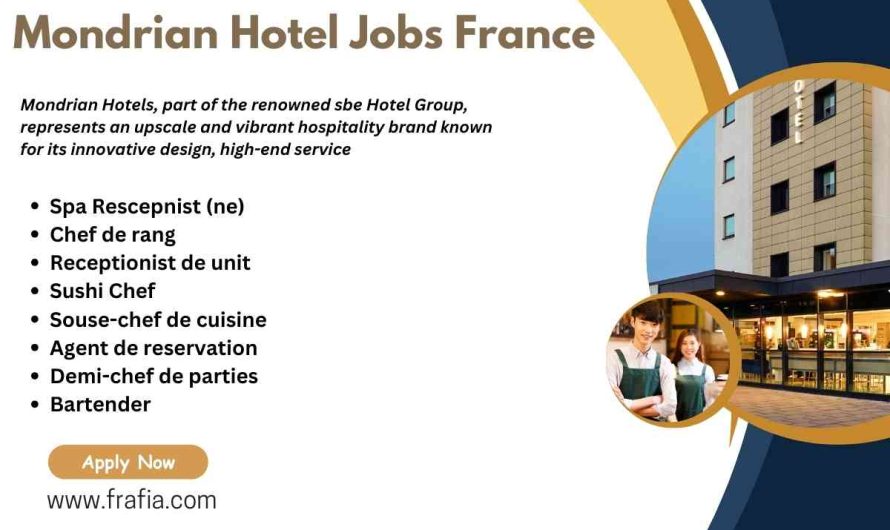 Mondrian Hotel Jobs France