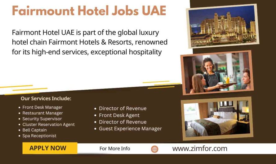 Fairmount Hotel Jobs UAE