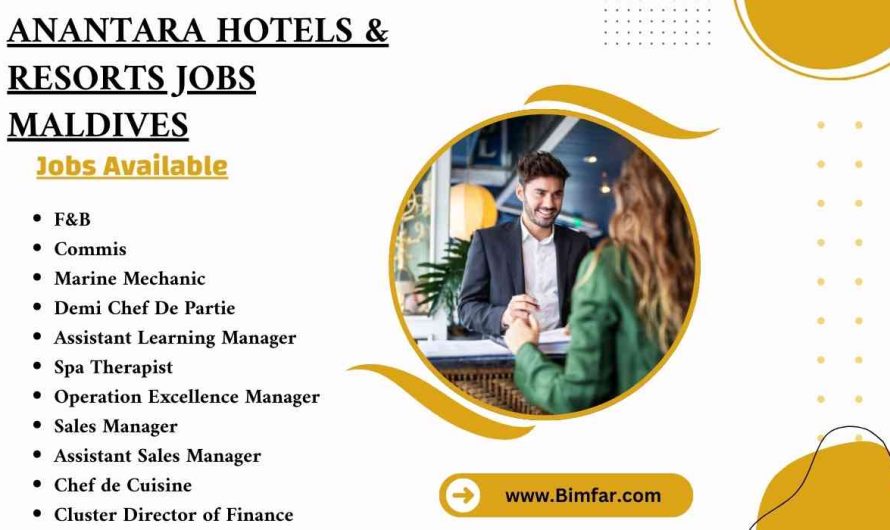 Anantara Hotels & Resorts Jobs Maldives