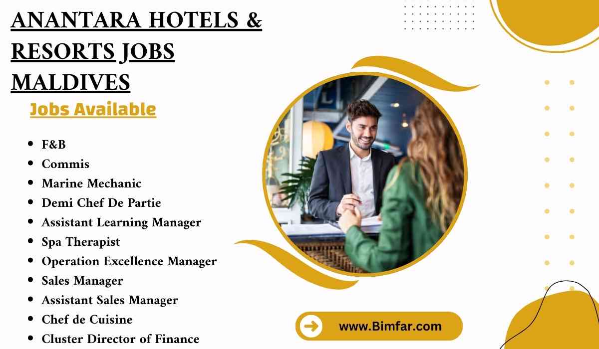 Anantara Hotels & Resorts Jobs Maldives