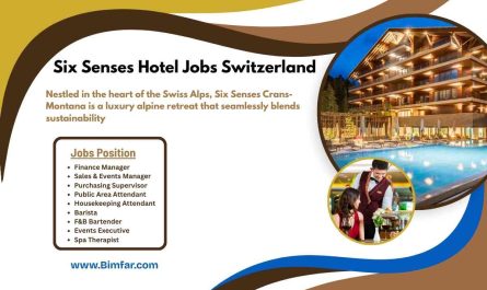 Six Senses Hotel Jobs Switzerland