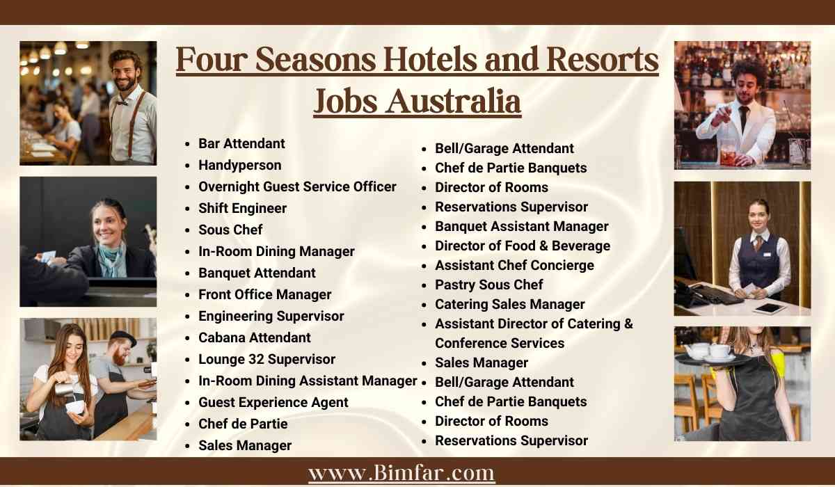 Four Seasons Hotels & Resorts Jobs Australia