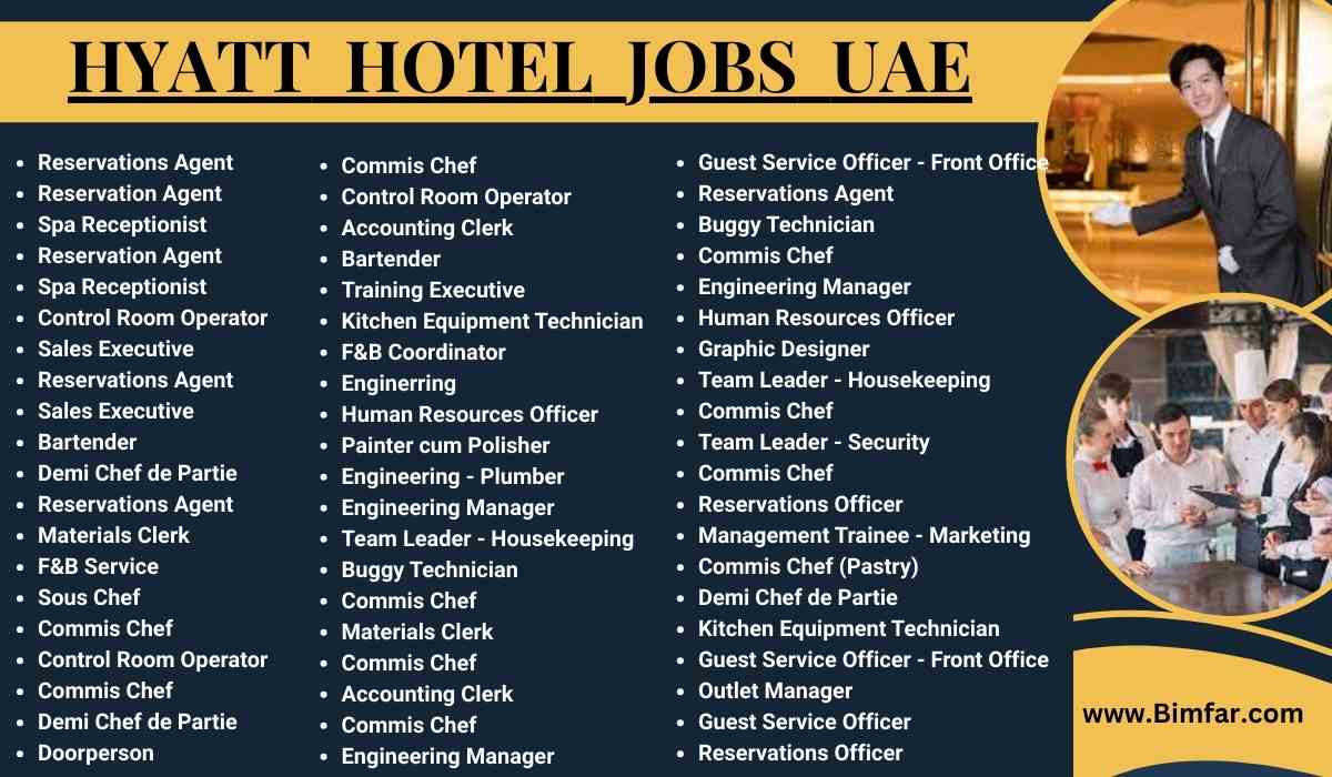 Hyatt Hotel Jobs UAE