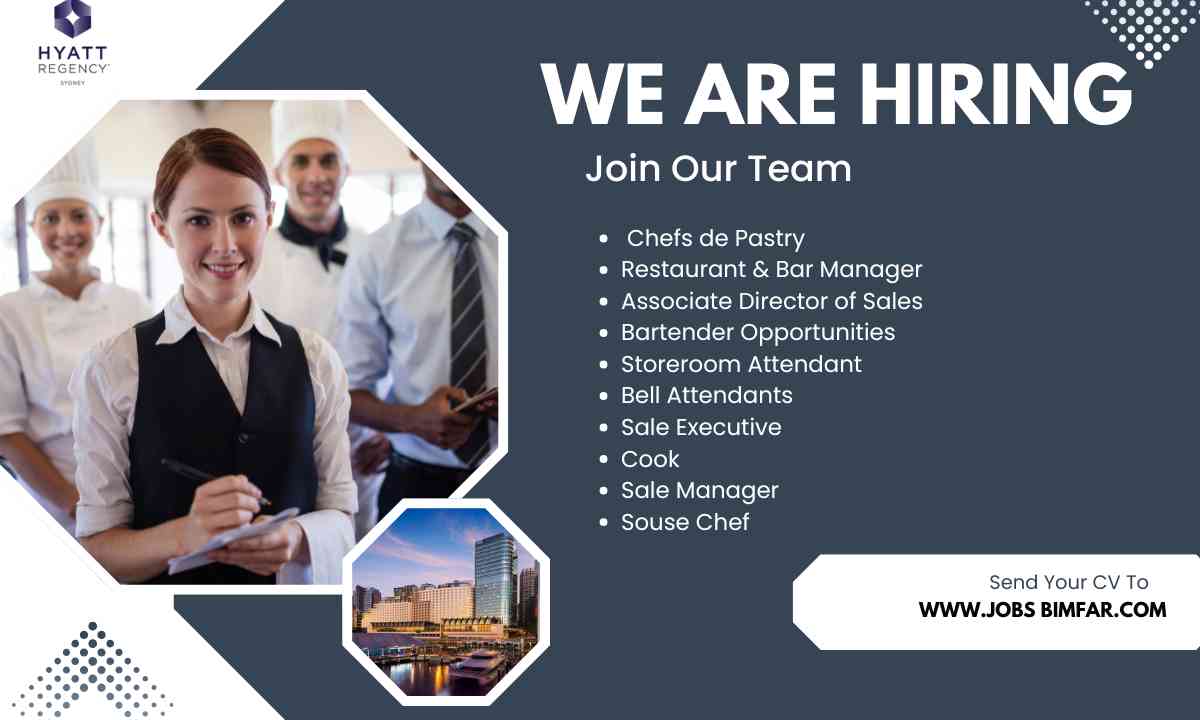 Hyatt Regency Hotel Jobs Australia