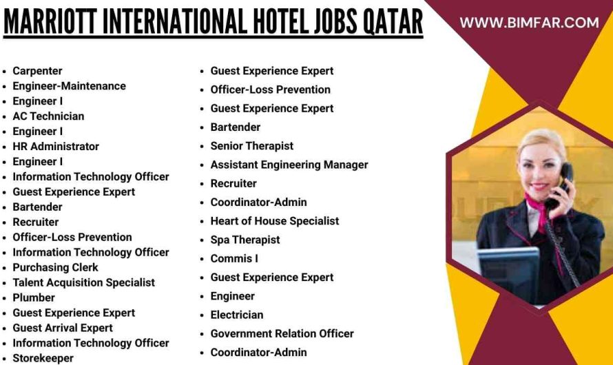 Marriott International Hotel Jobs Qatar