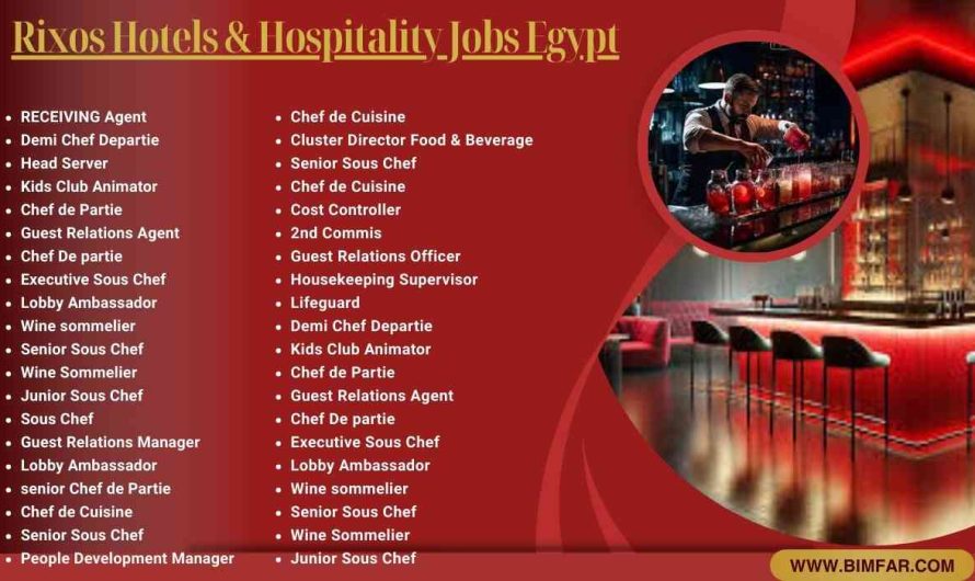 Rixos Hotel & Hospitality Jobs Egypt