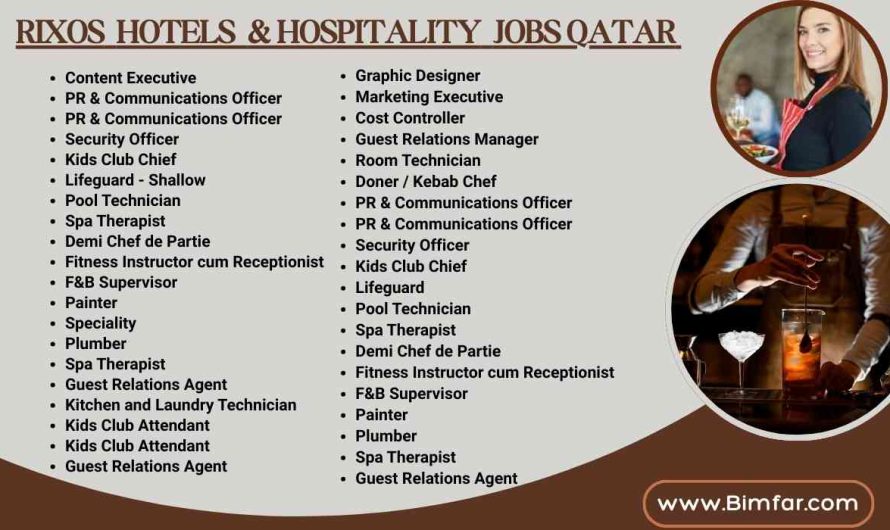 Rixos Hotels & Hospitality Jobs Qatar