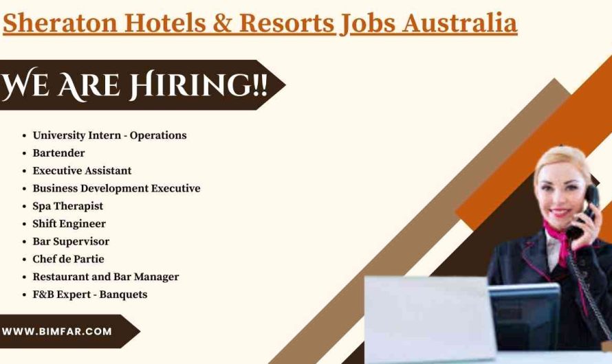 Sheraton Hotels & Resorts Jobs Australia