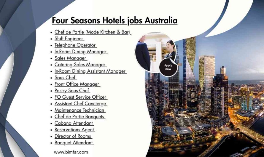 Four Seasons Hotels jobs Australia