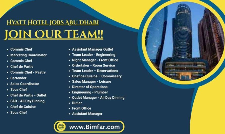 Hyatt Hotel Jobs Abu Dhabi 