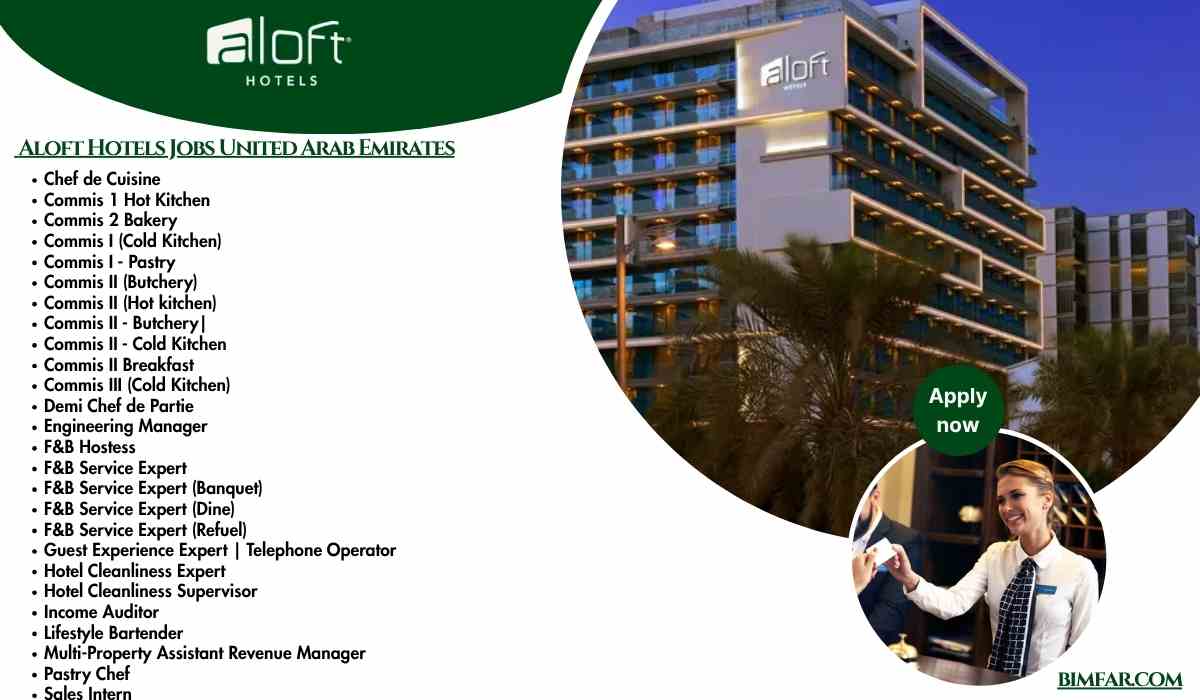  Aloft Hotels Jobs United Arab Emirates