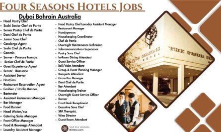 Four Seasons Hotels Jobs Dubai Bahrain Australia