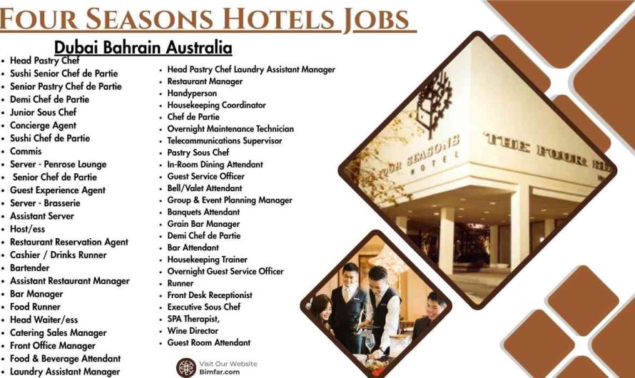Four Seasons Hotels Jobs Dubai Bahrain Australia