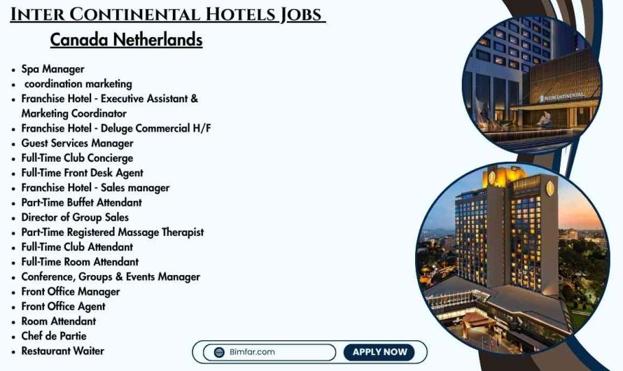 Inter Continental Hotels Jobs Canada Netherlands