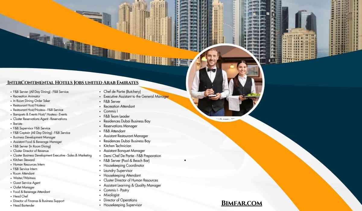  InterContinental Hotels Jobs united Arab Emirates