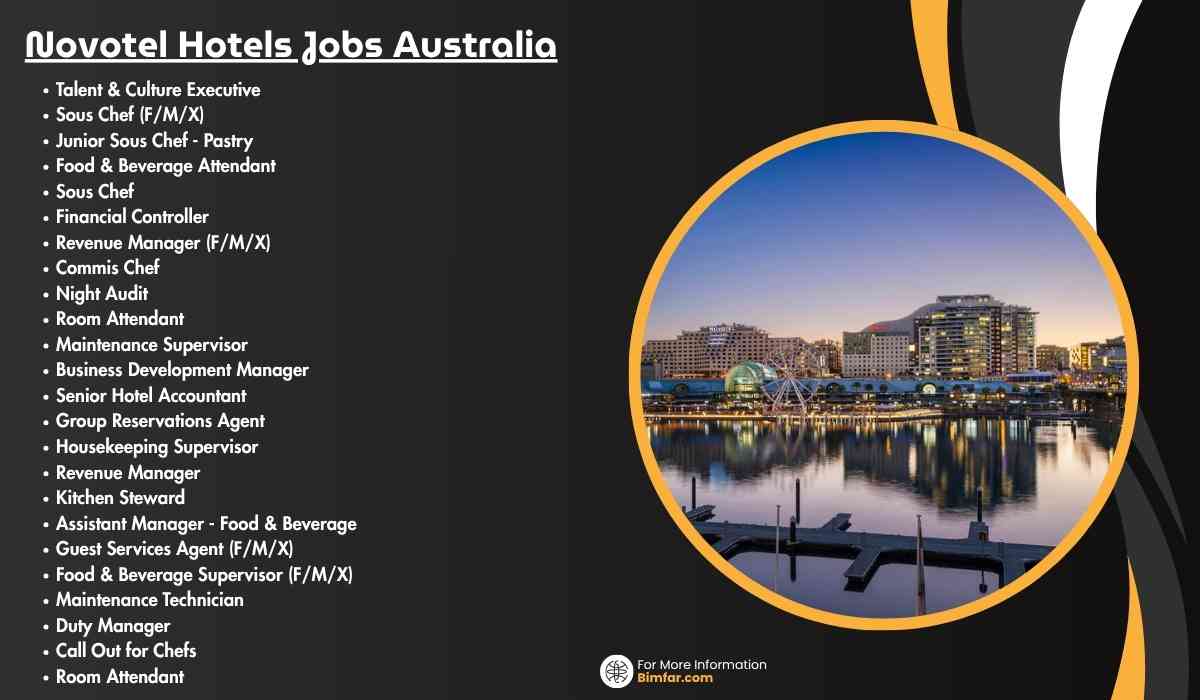 Novotel Hotels Jobs Australia