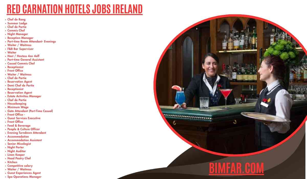 Red Carnation Hotels jobs Ireland