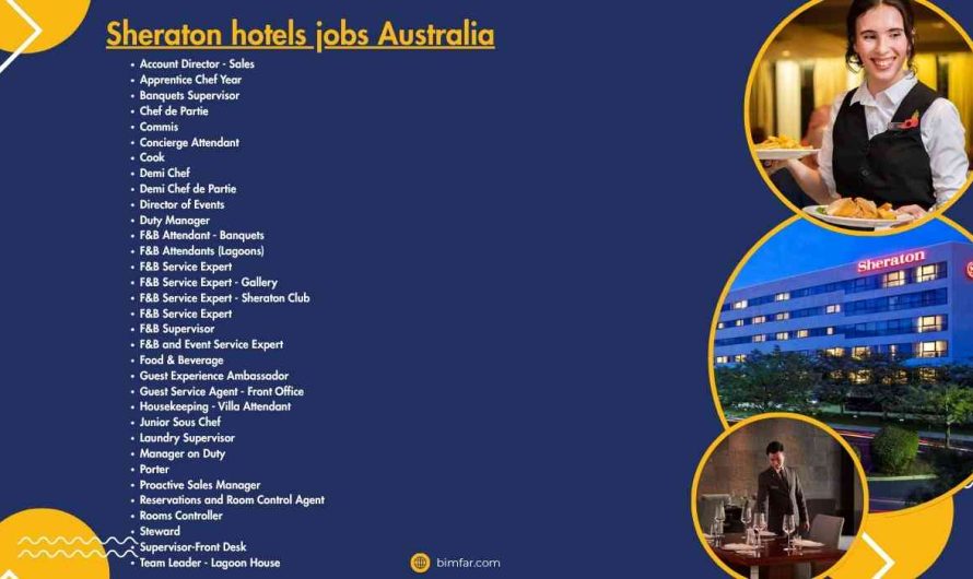 Sheraton hotels jobs Australia