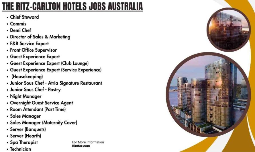 The Ritz-Carlton Hotels Jobs Australia