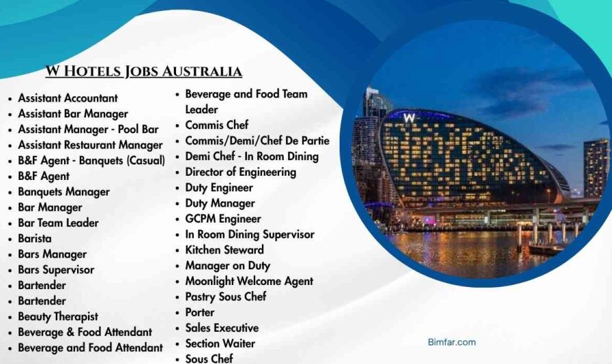 W Hotels Jobs Australia