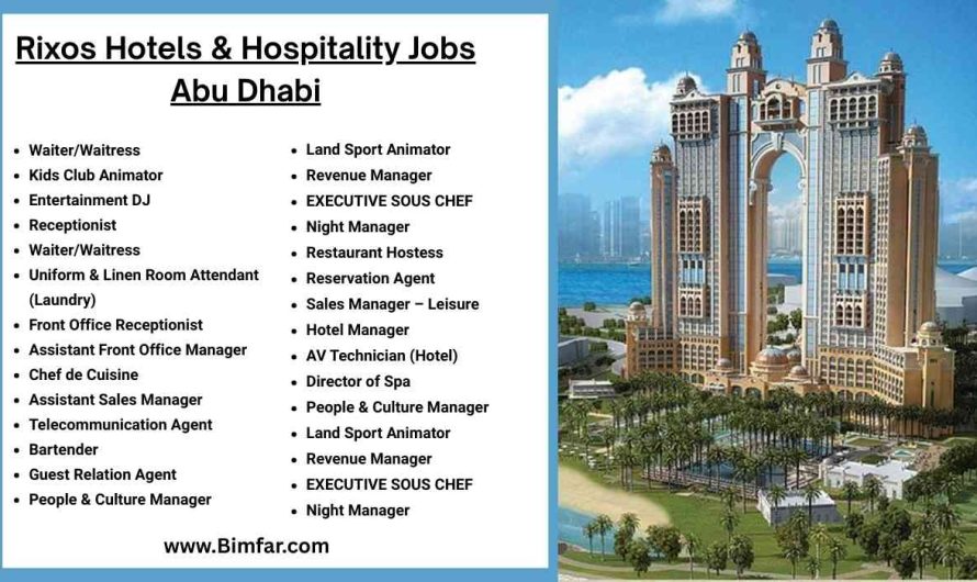 Rixos Hotels & Hospitality Jobs Abu Dhabi