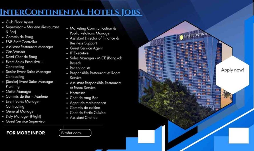 InterContinental Hotels Jobs Germany Thailand France