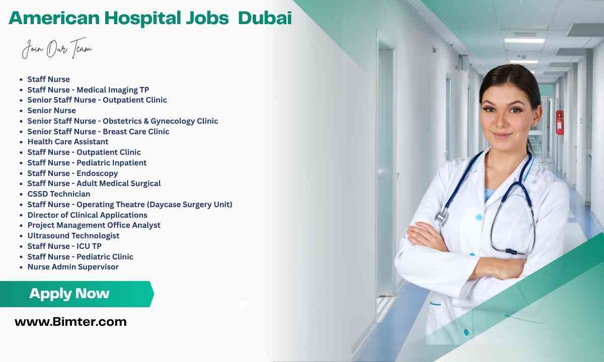 American Hospital Jobs Dubai