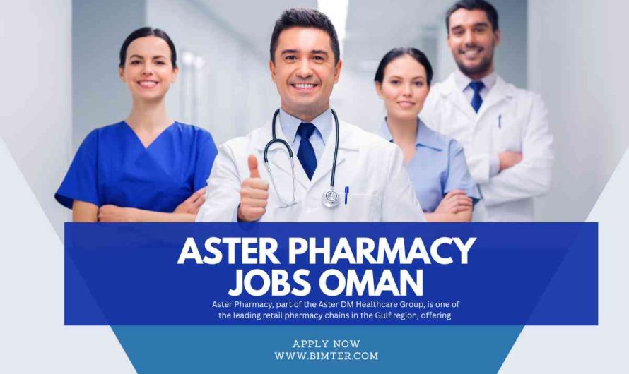 Aster Pharmacy Jobs Oman