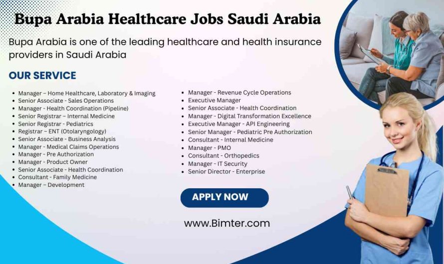 Bupa Arabia Healthcare Jobs Saudi Arabia