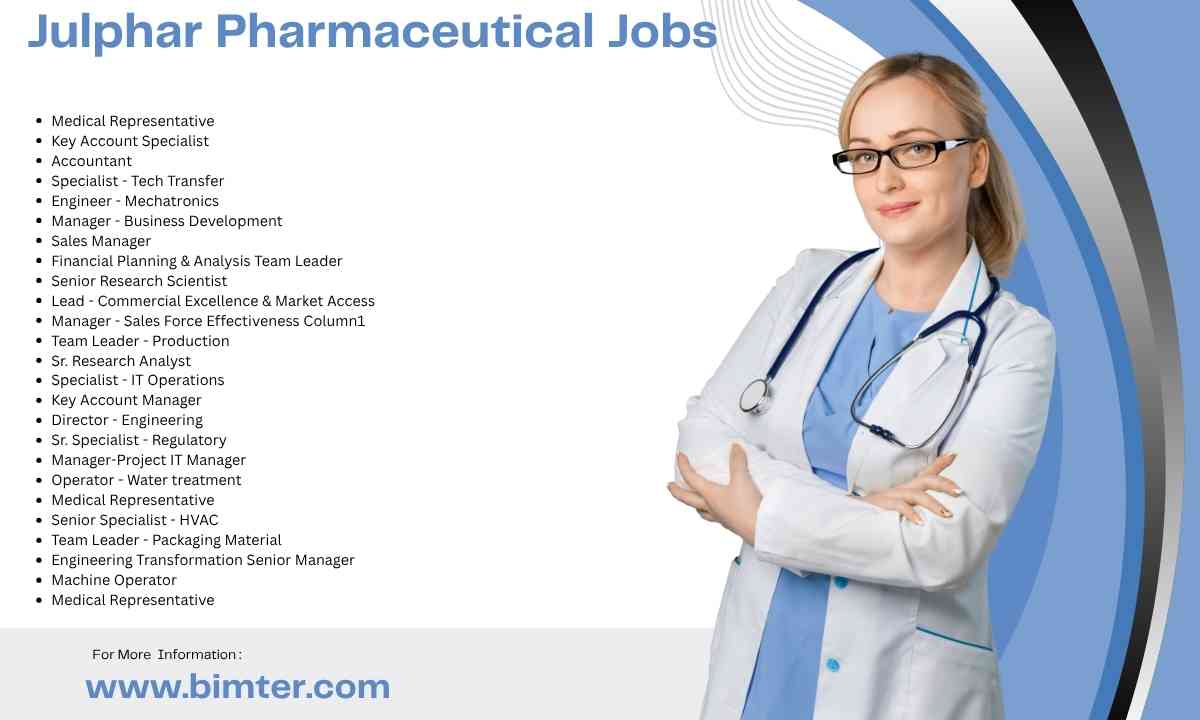 Julphar Pharmaceutical Jobs