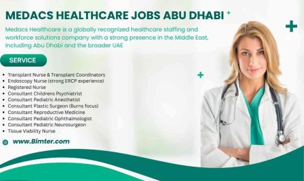 Medacs healthcare Jobs Abu Dhabi