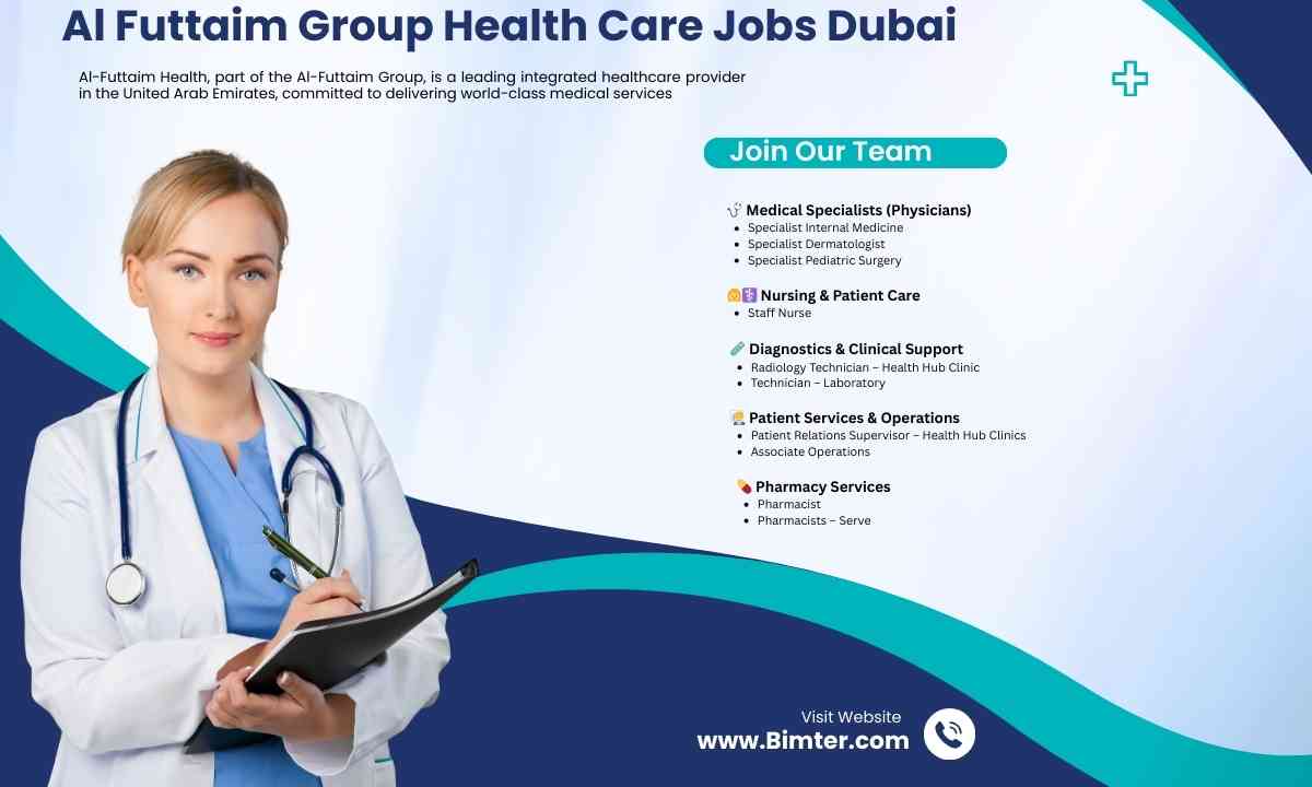 Al Futtaim Group Health Care Jobs Dubai