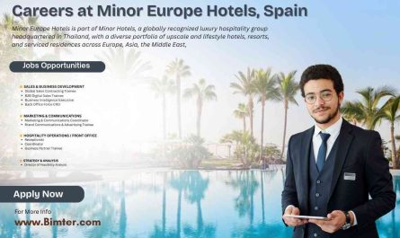 Careers at Minor Europe Hotels, Spain