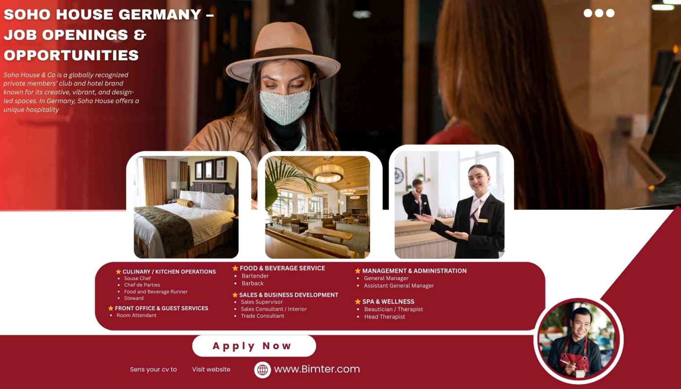 Soho House Germany – Job Openings & Opportunities