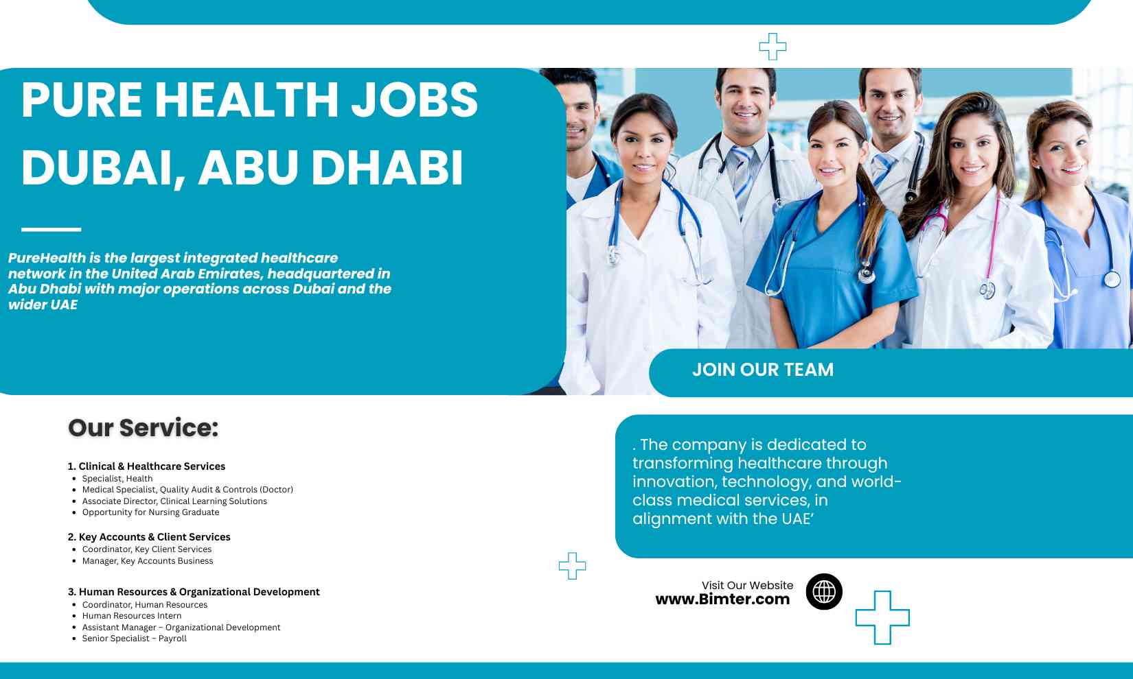 Pure Health Jobs Dubai, Abu Dhabi