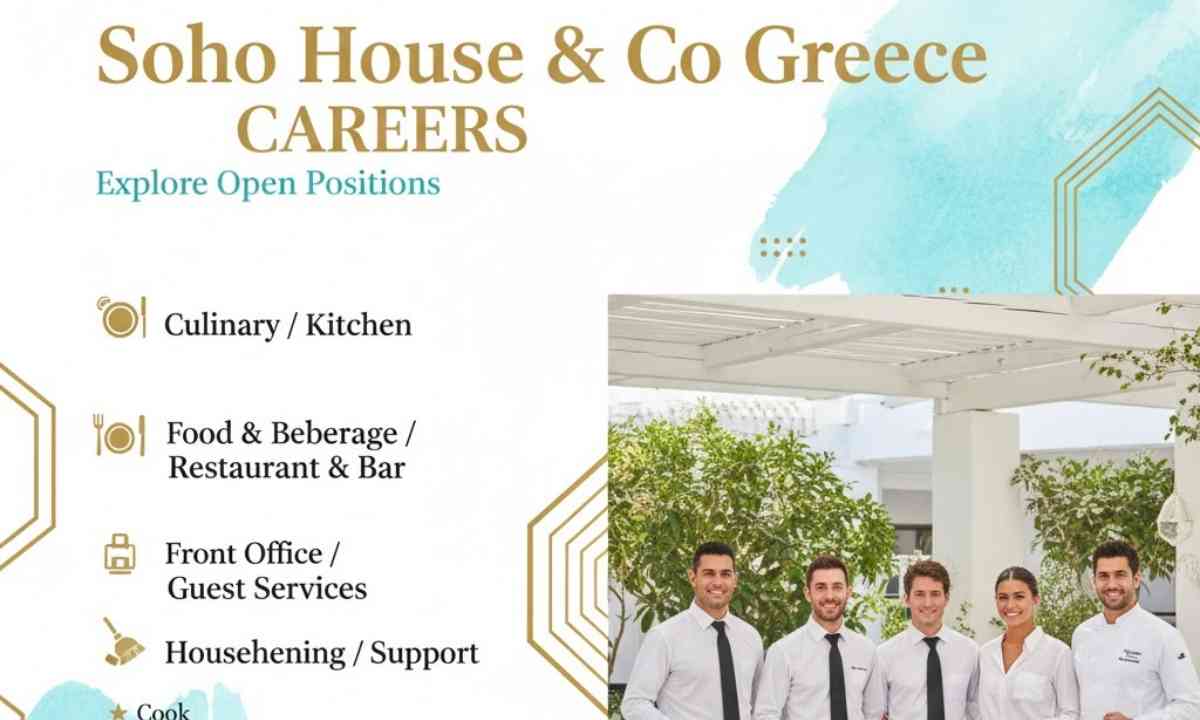 Soho House & Co Greece Careers – Explore Open Positions