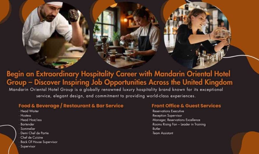 Begin an Extraordinary Hospitality Career with Mandarin Oriental Hotel Group – Discover Inspiring Job Opportunities Across the United Kingdom