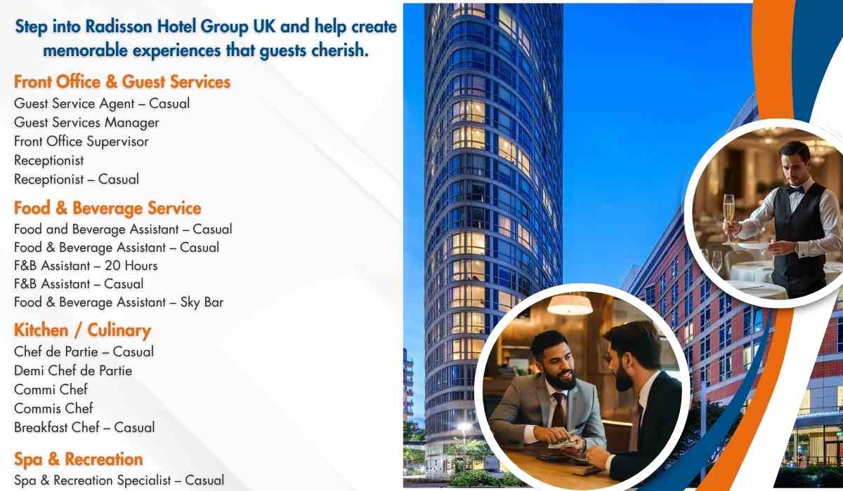 Step into Radisson Hotel Group UK and help create memorable experiences that guests cherish.